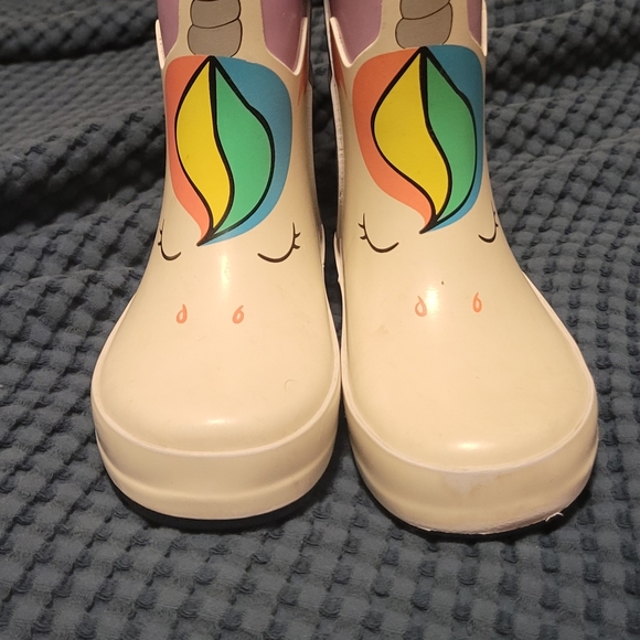 unicorn 🦄 rain boots kids - Picture 2 of 5